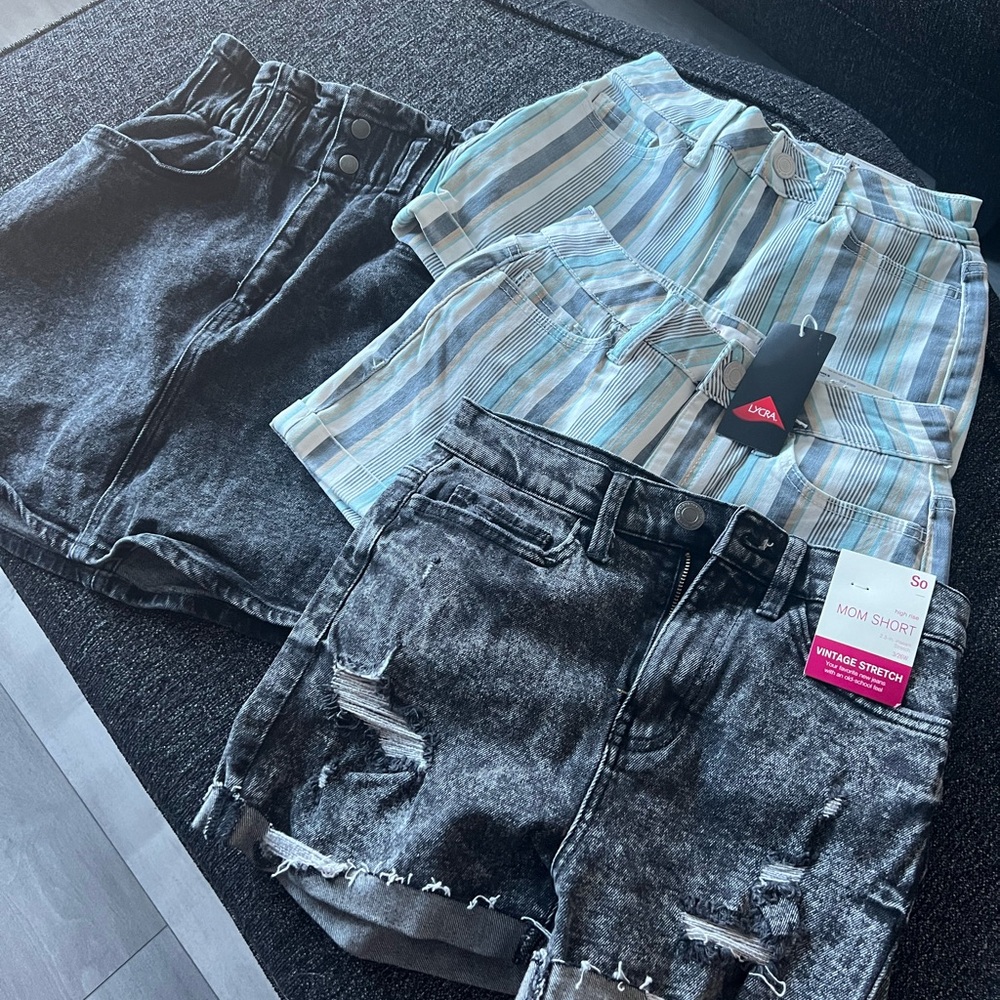 Bundle of Juniors Shorts & Paperbag Skirt